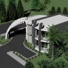 architecture modelled in Rhino 3D