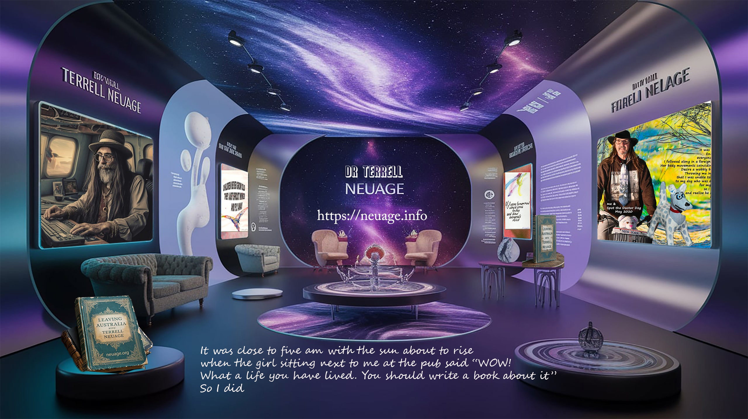 Explore the creative genius of Dr. Terrell Neuage, an Australian bestselling author, photographer, travel blogger, and Adelaide influencer