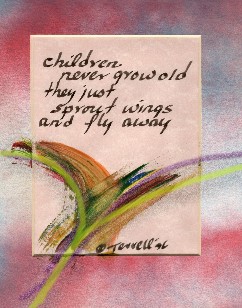 children never grow old children never grow old