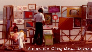 Terrell Adsit street artist in Atlantic City New Jersey Terrell Adsit street artist in Atlantic City New Jersey